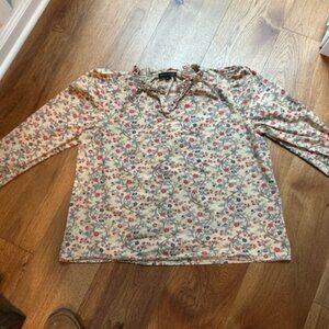 House of Harlow 1960 floral peasant blouse, size XL